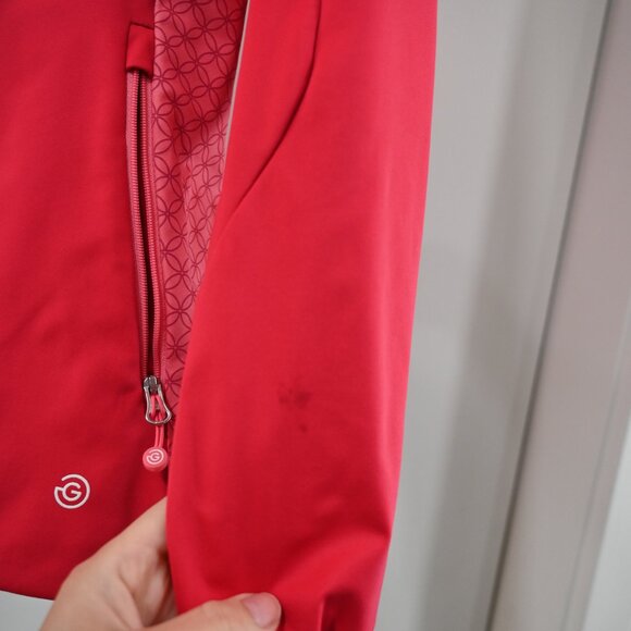 Galvin Green Medium Pink Full Zip Golf Jacket GORE Windstopper - Picture 11 of 11